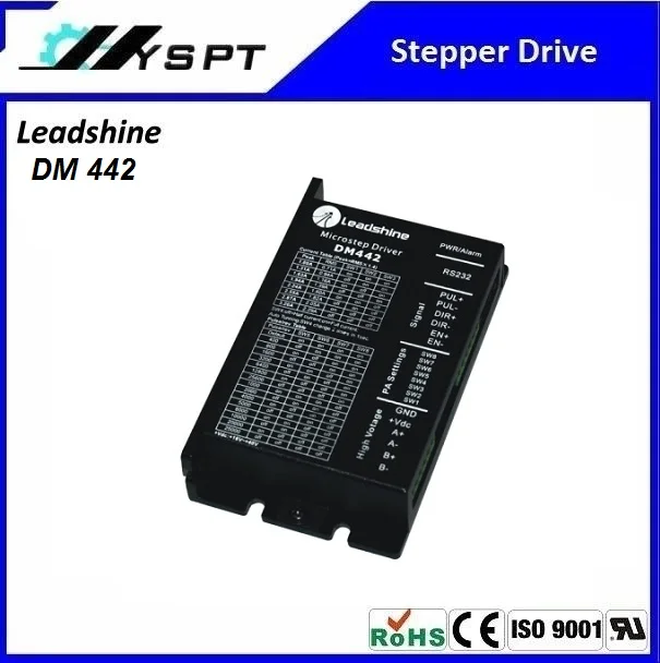 

Best price! Leadshine stepper motor driver DM442 2 Phase Digital Stepper Drive Max 40 VDC / 4.2A