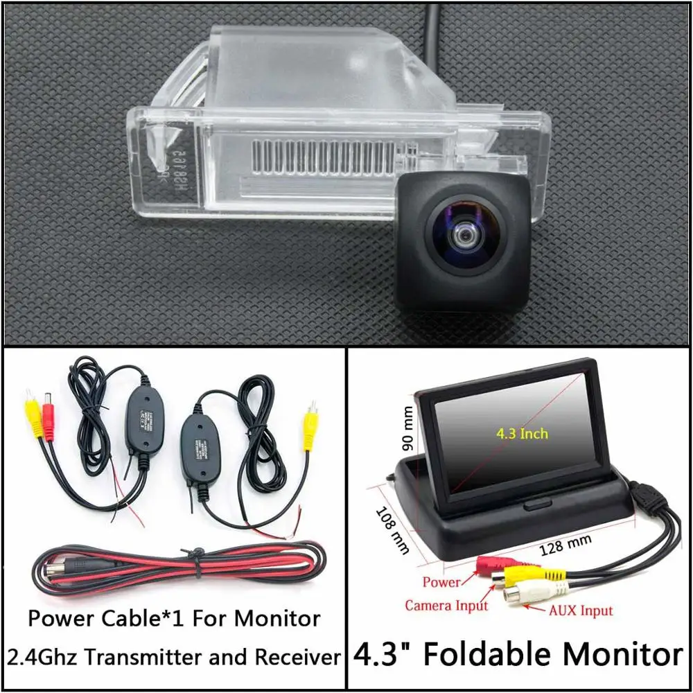 C Wireless 4.3inch F 175 градусов HD камера заднего вида для Nissan X-Trail XTrail X Trail Qashqai Rogue Sport NV200 Kicks для Infiniti Q50 автомобиля - Название цвета: C Wireless 4.3inch F