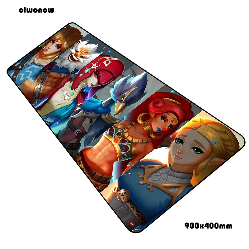 size900x400x2mm Zelda Коврик для мыши геймер подарки 90x40 см notbook коврик для мыши игровой коврик для мыши большой восхитительный коврик для мыши ПК настольный коврик для мыши - Цвет: size900x400x2mm