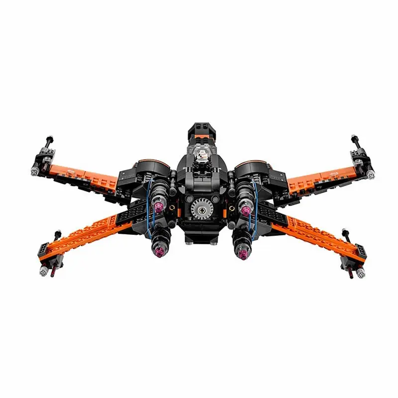 Бела 10466 742 шт. здания Конструкторы модель Star Wars POE x Wing Fighter 75102 Совместимость