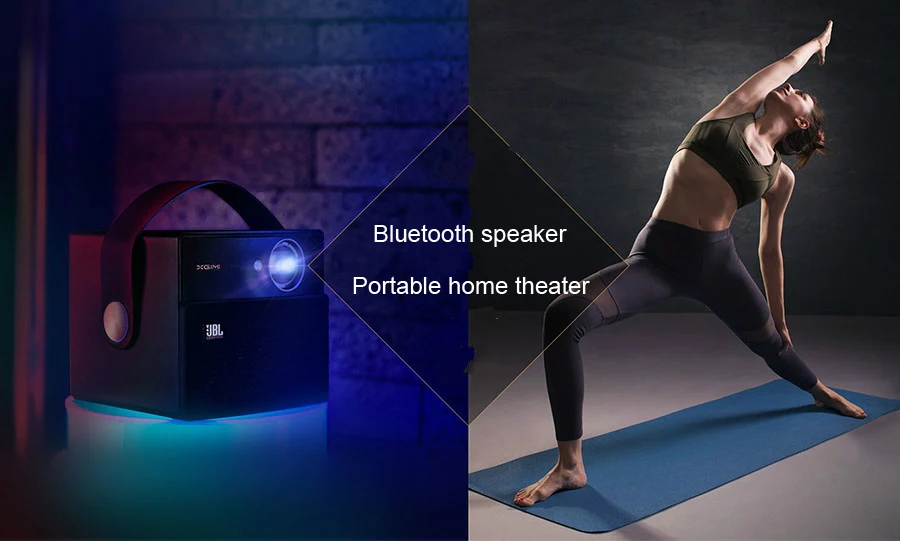 XGIMI CC Aurora Dark Knight DLP портативный проектор Wifi Bluetooth 3D затвор Android Поддержка домашнего кинотеатра 4K HD видео проекторы
