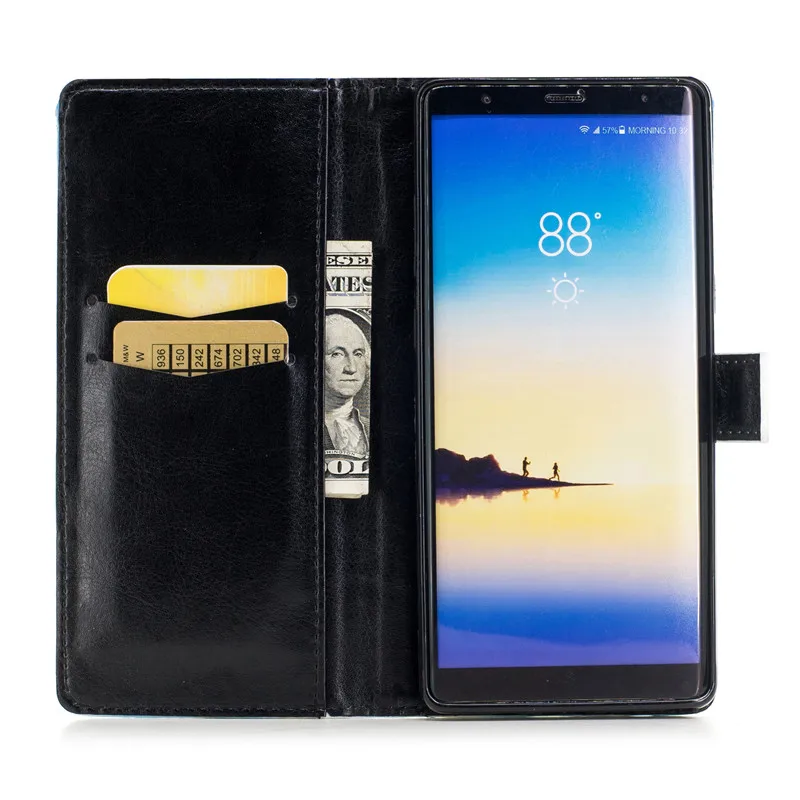 Wekays чехол для Samsung Note 8 милый мультяшный кожаный с фламинго Galaxy S5 S6 Edge S7 S8 Plus Note8 |