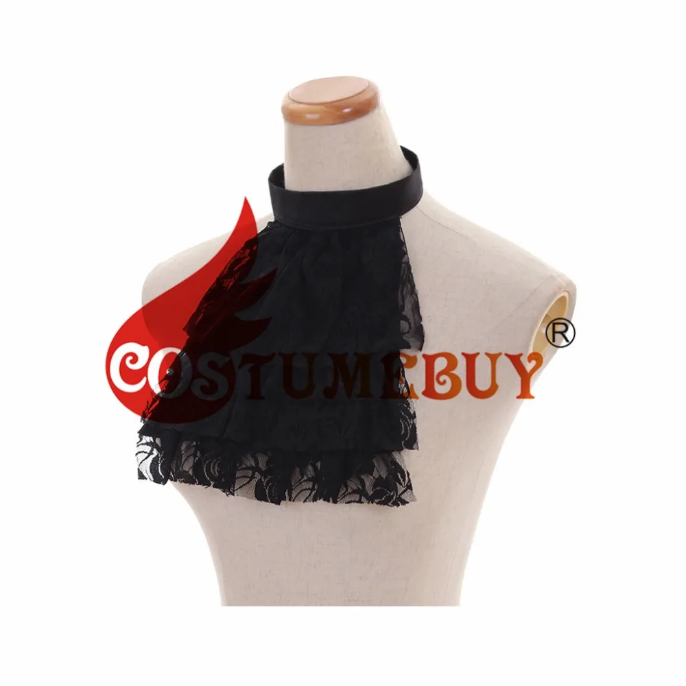 CostumeBuy Черный Кружевной Галстук-бабочка в стиле стимпанк для свадьбы вечеринки L920