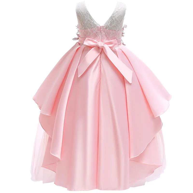 Летние вечерние платья для девочек платье принцессы на свадьбу детская одежда