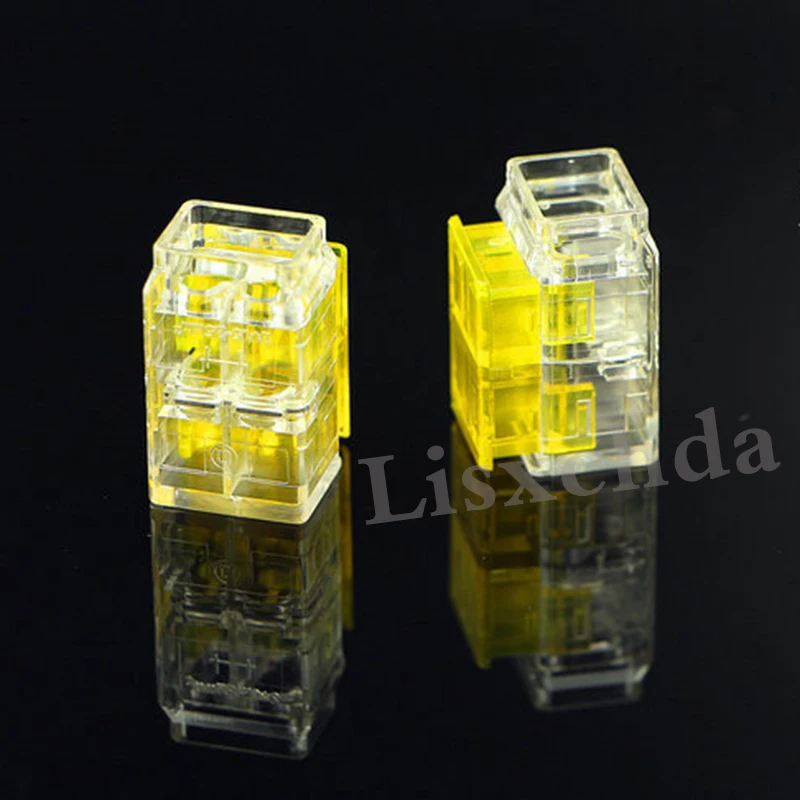 5pcs 2pin 1.5-2.5mm2 Press Connector wire with no peel Quick cable clamp Terminal Block 2 Way Easy Fit | Освещение