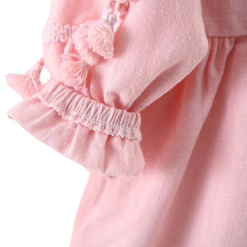 Amya Детские 2018 новые осенние платье-пачка с длинными рукавами для маленьких