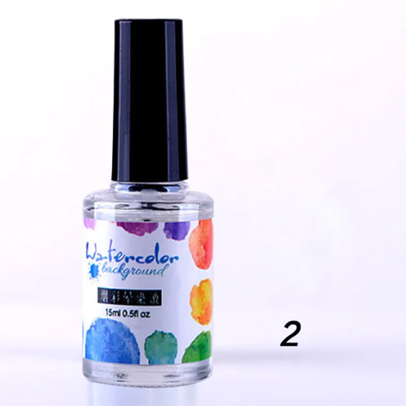 1 шт. сделай сам градиентные акварельные чернила лак для ногтей гель с рисунком