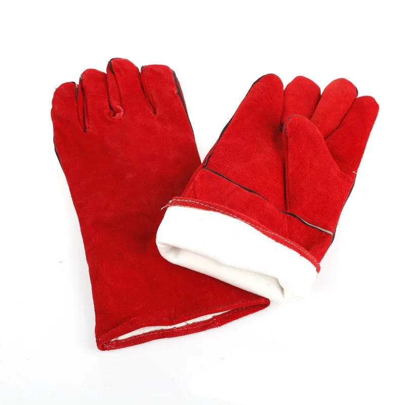 Сварочные перчатки из воловьей кожи электрические кожаные сварочные защитные