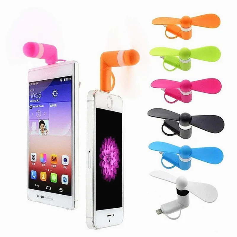 3 в 1 портативный мини кулер для сотового телефона USB вентилятор для iPhone Android Тип C микро мобильный телефон USB мини вентилятор мобильный телефон Охлаждающие вентиляторы