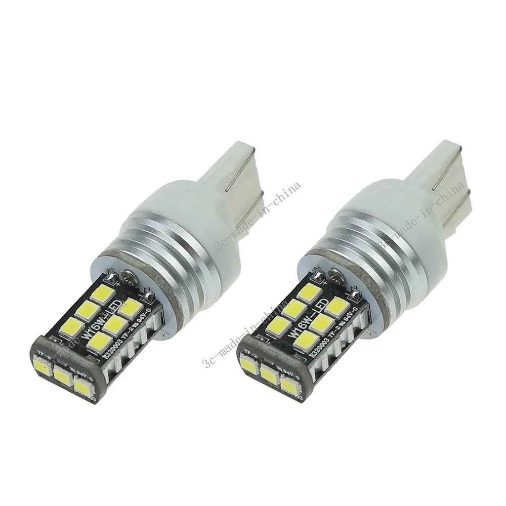 2 шт. Автомобильные светодиодные стоп светильник лы T20 7443 W21/5W 7440 W21W 15 SMD 2835 12