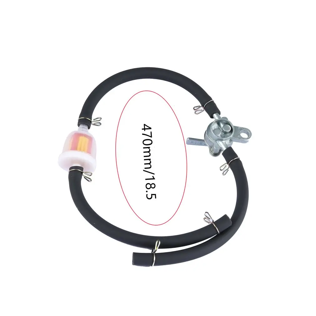 

1Pcs Motorcycle Universal Inline Fuel Tank Tap Petcock+Filter+Hose for Pit Dirt Bike ATV SUV Fuel Supply