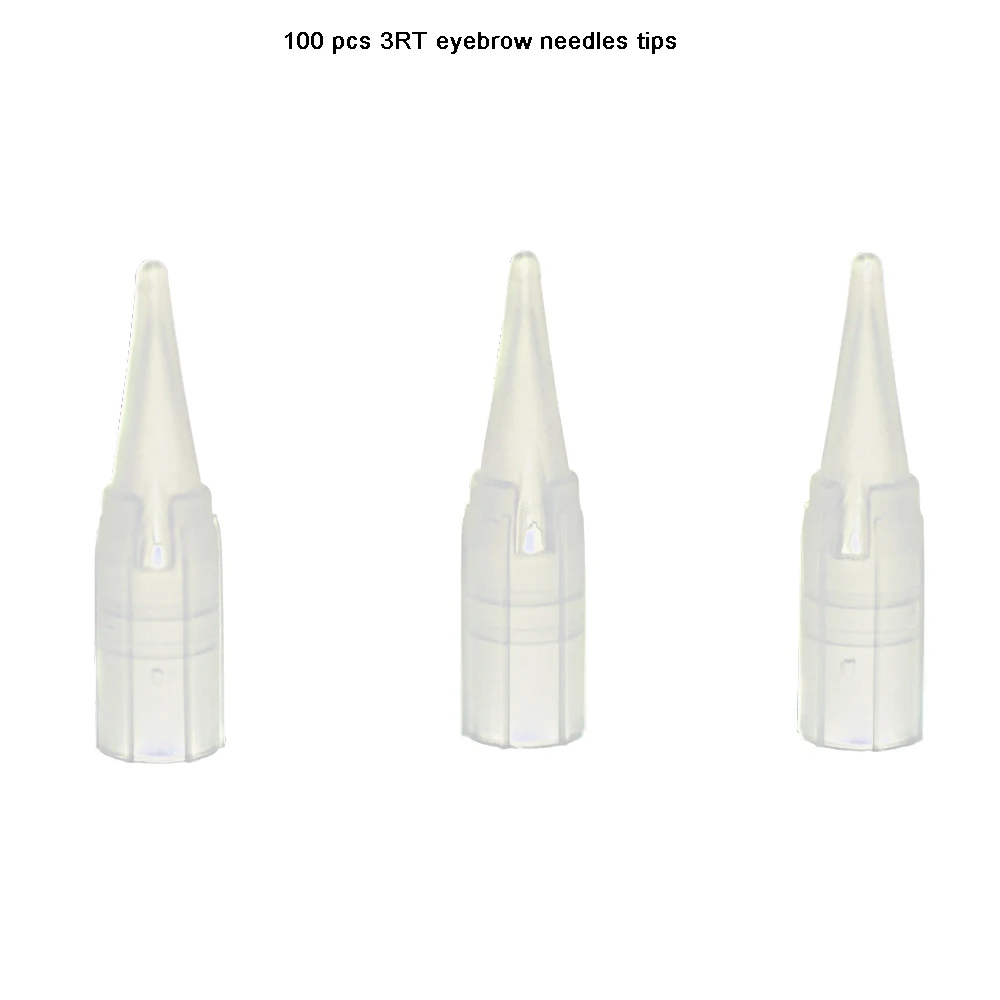 Оптовые одноразовые пластиковые насадки для перманентного макияжа бровей и губ