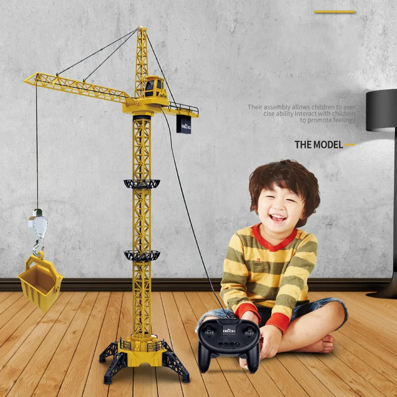 Кран дистанционного Управление игрушечный грузовой Автокран Радиоуправляемый
