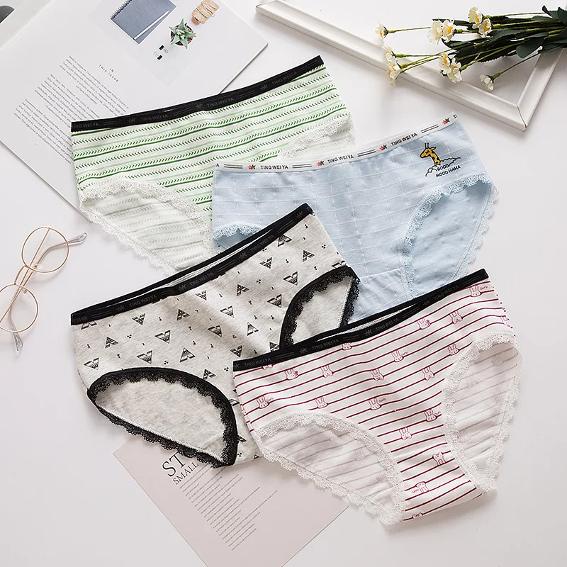 SP & CITY новое милое хлопковое нижнее белье с мультяшным рисунком для женщин