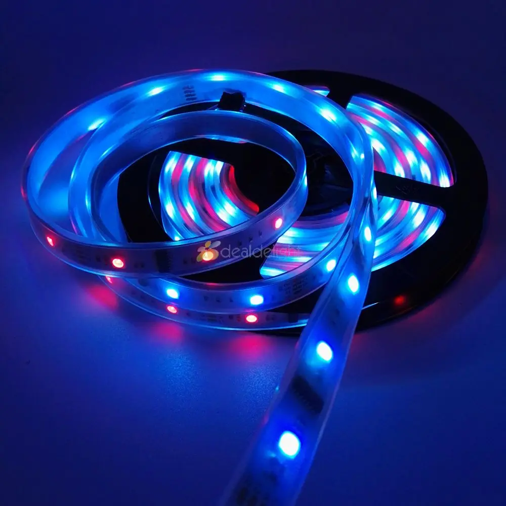 5 м IC 6803 IP67 водонепроницаемая трубка 5050 светодиодный led s Dream Magic RGB ная лента + 150