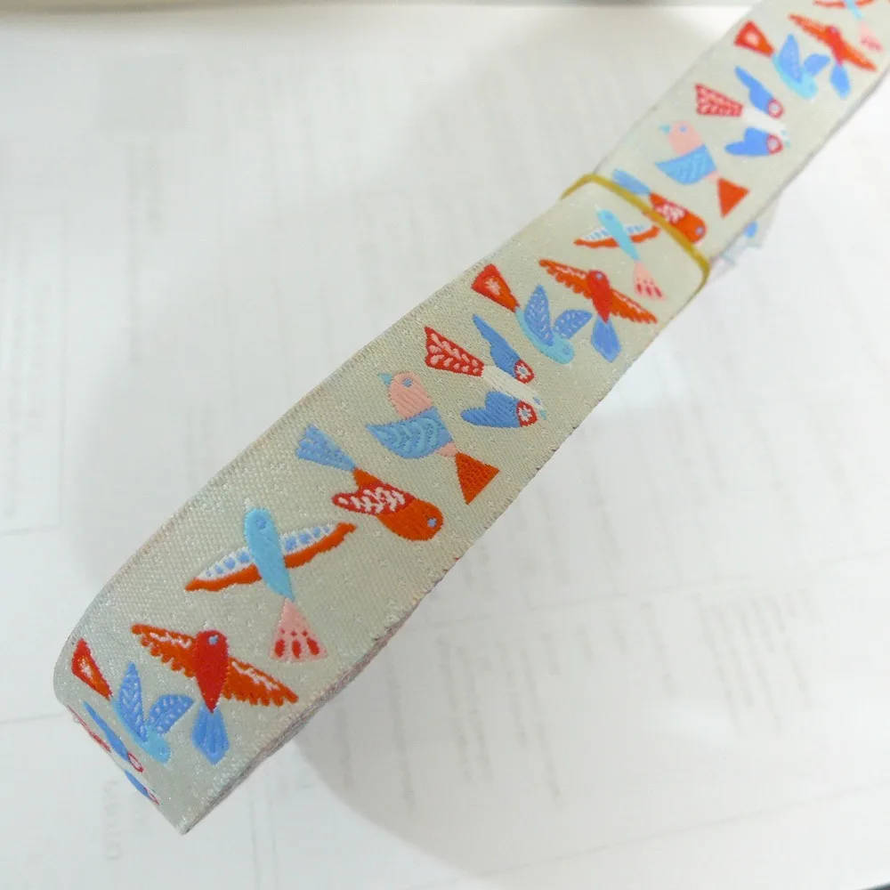 7/8 'དྷ мм широкий пружинный ошейник для собак с птицами|jacquard ribbon|woven jacquard ribbonribbon