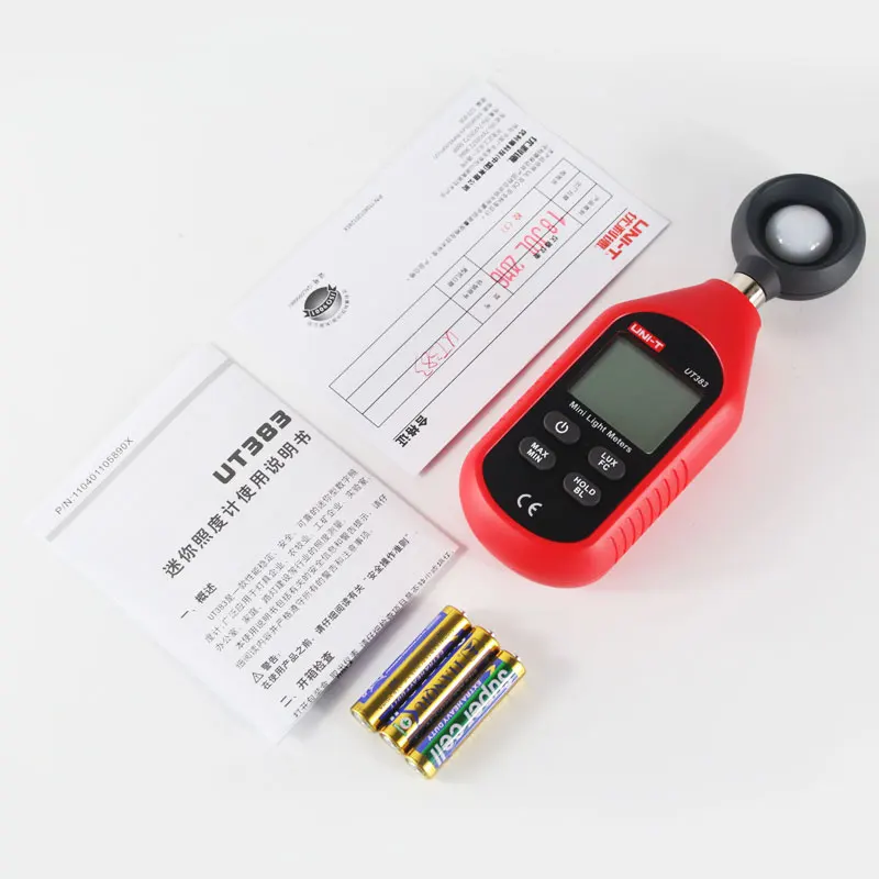 UNI-T UT383/UT381/UT382 цифровой Luxmeter Light Meter Lux / FC Luminometer Photometer 200000 | Инструменты