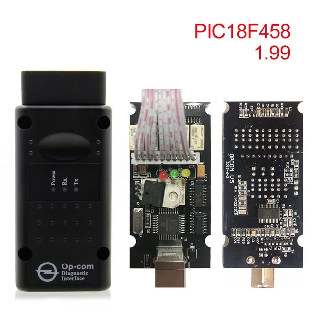 1.99 OPCOM V1.95 прошивка зеленая печатная плата PIC18F458 и FTDI чип для GM/Opel монитор реле OP-COM сканер OP COM 1,95 V1.70 V1.78 V2014 - Цвет: 1.99