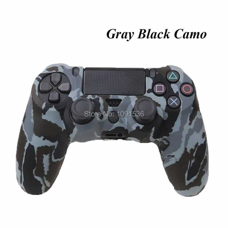 Камуфляжный Мягкий силиконовый чехол защитный чехол для sony Playstation 4 PS4 для Dualshock 4 контроллер для ps4 pro slim