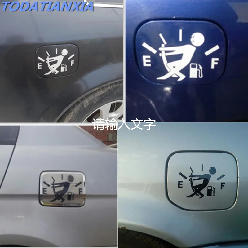 1 шт. забавная Автомобильная наклейка на топливный бак Авто Наклейка для chevrolet