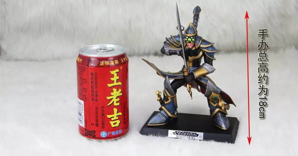 Экшн-фигурка Wuju Bladesman Master Yi Коллекционная кукла ПВХ 18 см упакованная в коробку игра герои фигурка мир как подарок для ребенка 160557