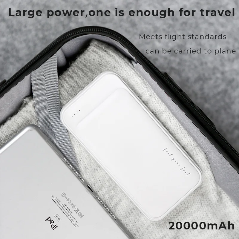Liberfeel Maoxin внешний аккумулятор 20000 мАч микро и Тип c двойной вход Двойной выход usb