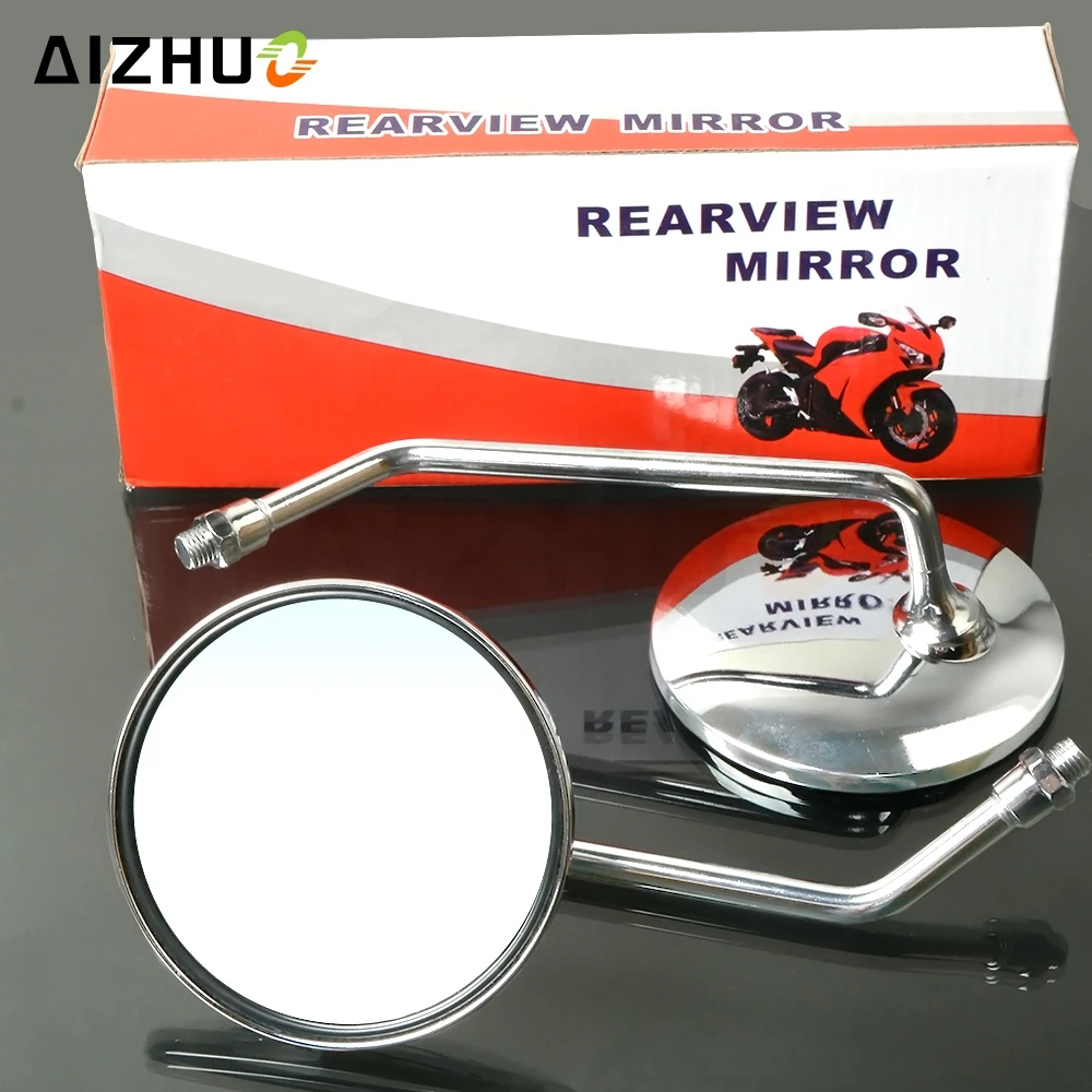 Боковые зеркала заднего вида для мотоцикла 8 мм 10 винт YAMAHA DT1E DT1MX DT2 DT2MX DT3 250 DT360