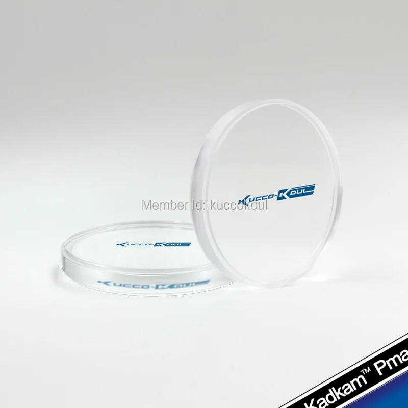 OD98 * 18 мм 10 шт./партия Dental CAD/CAM Crystaland розового цвета из оргстекла ПММА в заготовка
