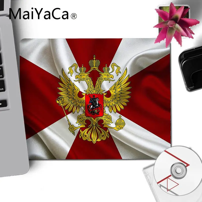 Игровой коврик для мыши MaiYaCa игровой с российским флагом подкладка коврика ПК