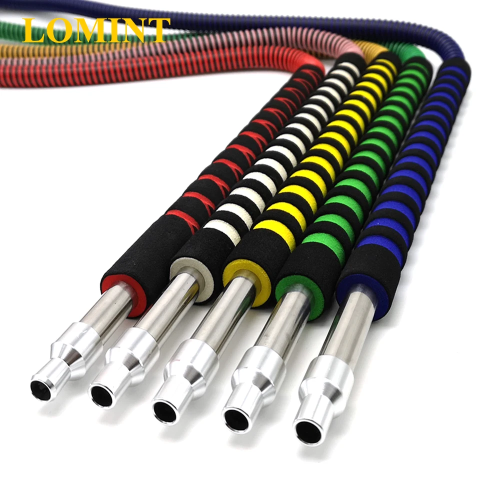 LOMINT кальянный шланг с губчатой ручкой пластиковый для кальяна красочные