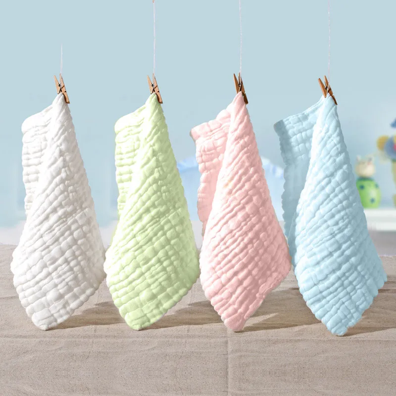 Площадь Мягкие Детские Хлопчатобумажные Махровые Полотенца Белый Карре Де Котон