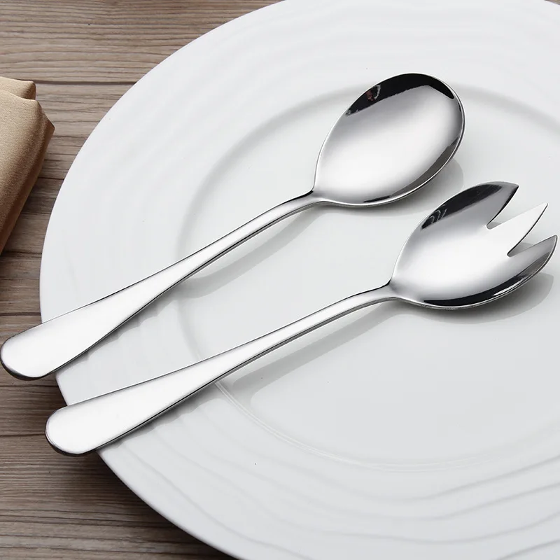 Набор из 2 предметов нержавеющей стали для салата|tableware set|set tablewaresteel tableware |