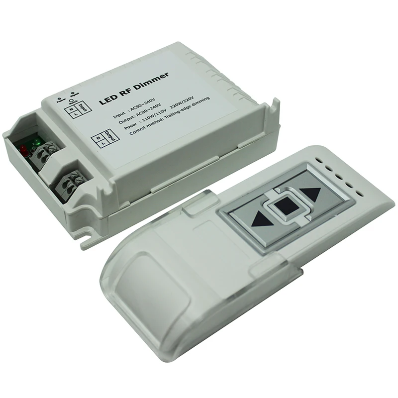 AC90 240V (50 Гц/60 Гц) Wireless 3Keys RF triac диммер контроллер светодиода Выход: 1 канал