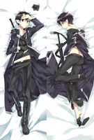 japanese anime pillow case cover sword art online kirito fairy male hugging body bl dakimakura 53083