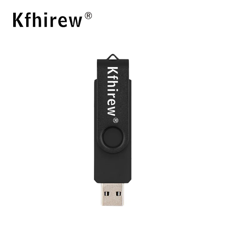 OTG флэш накопитель USB металлический 64 ГБ для телефона/ПК Флэшка 8 внешнее