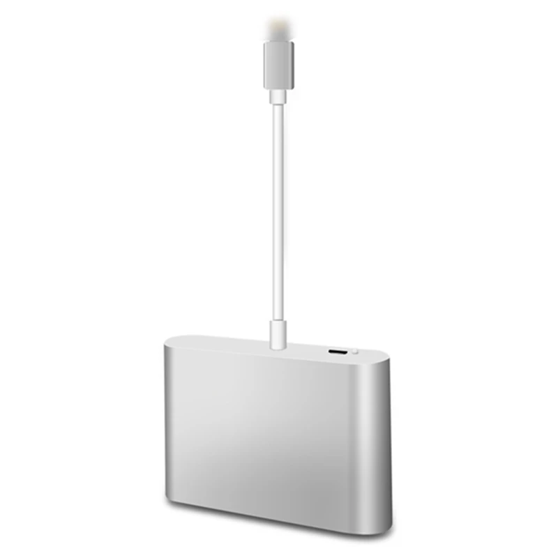 Портативный Mirrorlink для Apple интерфейс HDMI VGA AV Аудио Видео адаптер iPad iPod iPhone 5 6 7 8 X