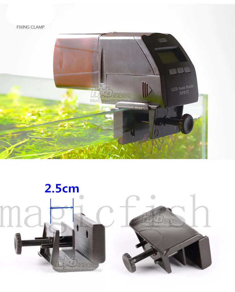 Цифровой жидкокристаллический автоматический кормушка для рыб аквариумный