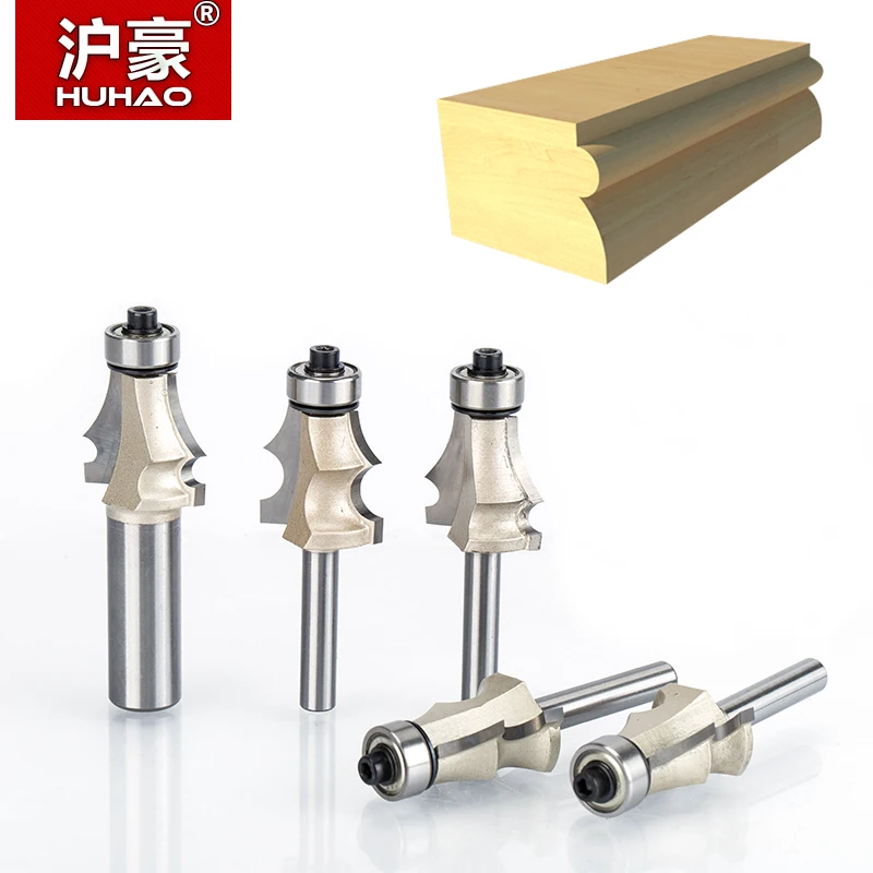 HUHAO 1 шт. 1/2 &quot1/4&quot хвостовик для рисования лески фрезерный станок с подшипником