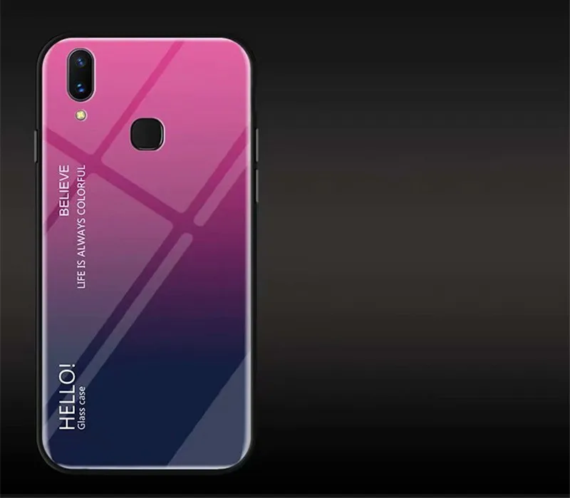 2 Роскошный чехол для телефона из закаленного стекла s для vivo V9, чехол vivo Y85 Y 85, чехол для vivo Y85 vivo v 9 6,", Fundas, защитный чехол - Цвет: 2