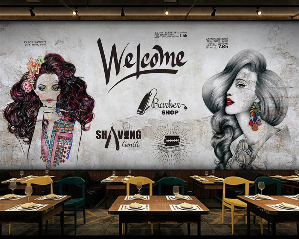 Beibehang пользовательские модные Экологичные индивидуальные обои винтажный