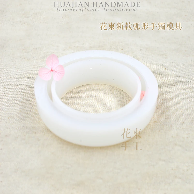 Силиконовый прозрачный Круглый браслет из смолы для самостоятельной сборки|bracelet