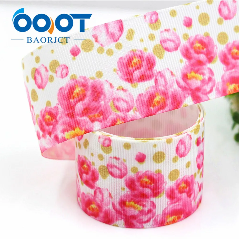 OOOT BAORJCT 183175 38 мм 10 ярдов мультфильм ленты с цветами Термальность печатным