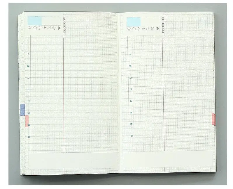 Красочная внутренняя книга для Hobonichi Journal Cover A5 Еженедельный план+ ежедневный план 256P DIY ежедневник принадлежности
