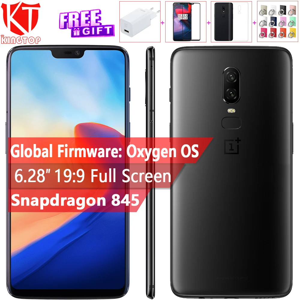 Оригинальный Oneplus 6 мобильный телефон 28 'Ǝ ГБ ОЗУ 256 ПЗУ Восьмиядерный