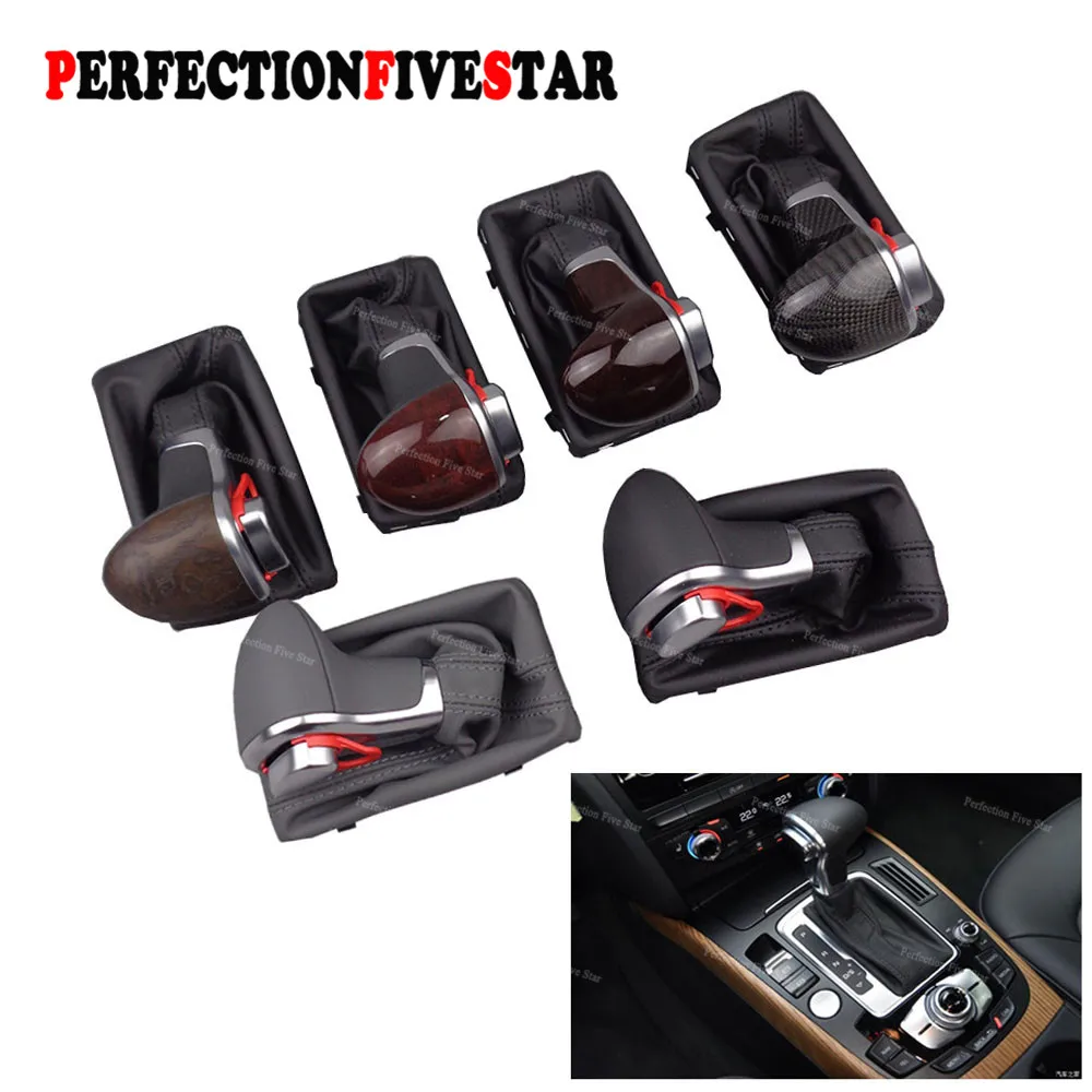 4G1713139 4GD713139 для Audi A6 C7 A7 2012 2013 2014 2015 черная кожаная Хромированная ручка