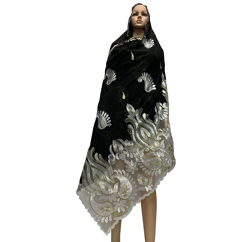 Высококачественные шифоновые шарфы африканские женские шали мягкие с шарф из