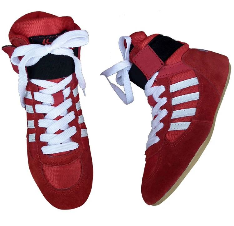 Аутентичная обувь для борьбы VeriSign мужчин тренировочная tendon at the end кожаные