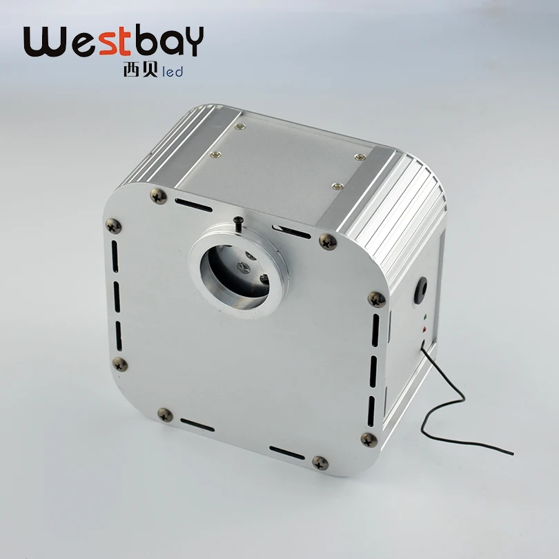 32 Вт мерцающий Однопортовый RGB светодиодный волоконно оптический светильник