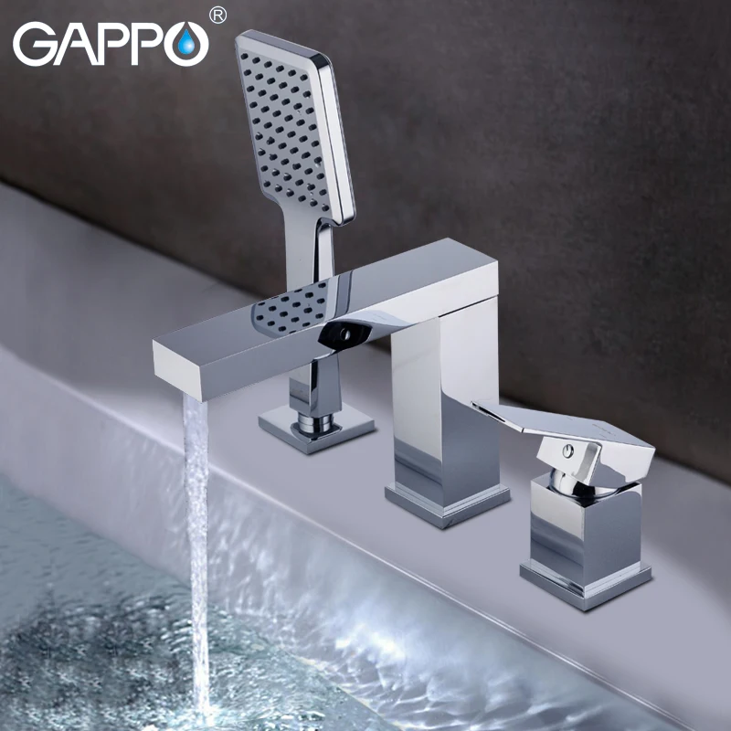 GAPPO смеситель для ванны с водопадом на бортике ванной комнаты robinet baig|Смесители