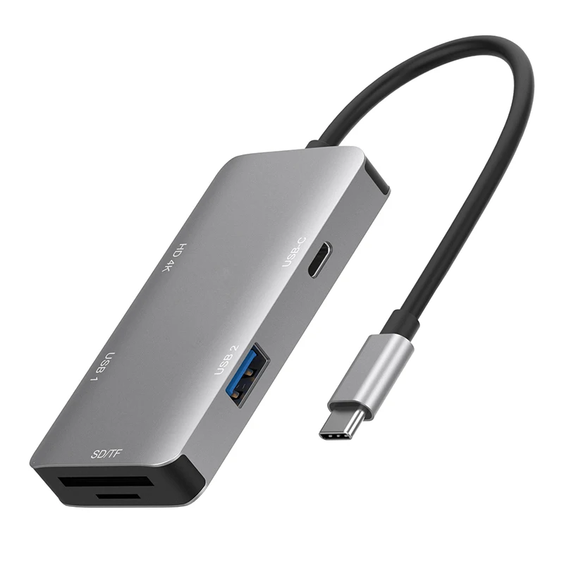 Док-станция Fealushon с разъемом типа C HDMI USB хаб для ноутбука Macbook Pro HP DELL Surface Lenovo Samsung |
